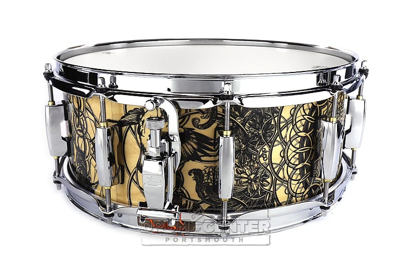 Pearl Masters Maple Complete 14x5.5 Snare Drum - Cain & Abel