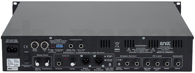 Engl E570 special edition tube midi preamp | Reverb UK