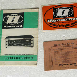 VINTAGE Dynacord Echocord super 76 tape echo/delay & spring reverb image 12