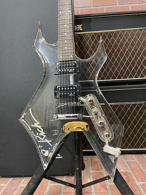 B.C. Rich Acrylic Series Warlock w/ OHSC Reverb