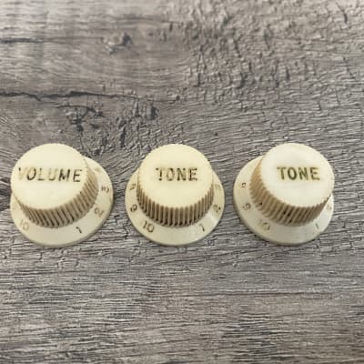 Original Fender Stratocaster knobs 1963 image 2