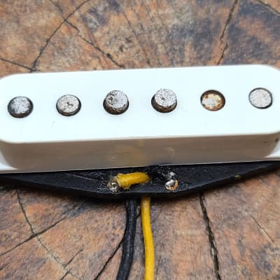 Fender Texas Special Strat Pickups 1990s Aged White | Reverb