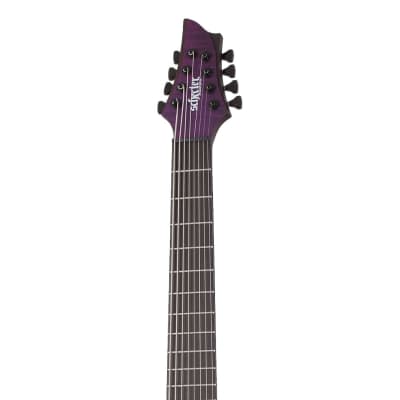 Schecter John Browne Tao-8 8-String Signature Guitar - Satin Trans Purple image 12