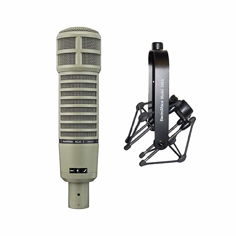 Electro Voice RE20 Large Diaphragm Dynamic Microphone STUDIO PAK