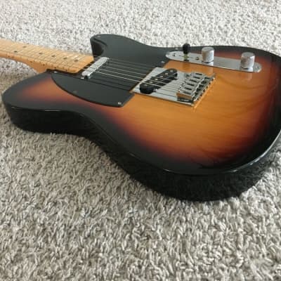 Fender Standard Telecaster 2014 2-Tone Sunburst MIM Maple Neck Guitar + Gig Bag image 3
