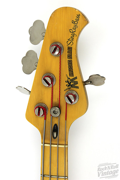 ベース MUSICMAN StingRay 4 Rolls Burgundy MH 1985 Music Man Stingray Bass Burgundy Metallic | Reverb