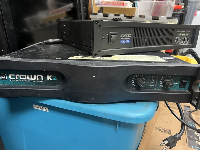 Crown k2 Power Amplifier 2000s Reverb