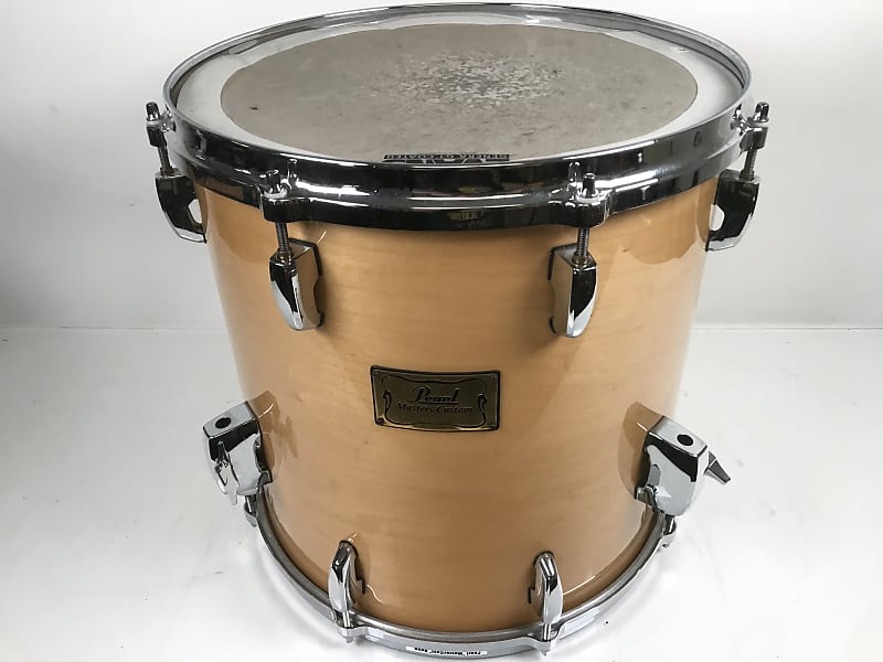Pearl 14x14 Masters Custom Maple Shell Floor Tom w/ Case Reverb