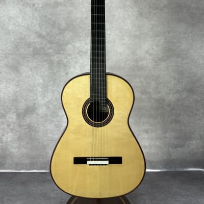 Kenny Hill Performance Double Top Classical Guitar - French Polish for sale