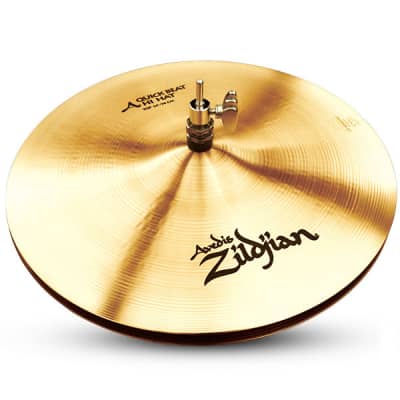 Zildjian A0150 14" A Series Quick Beat HiHats 1 Pair Drumset Cymbals with Traditional Finish image 1