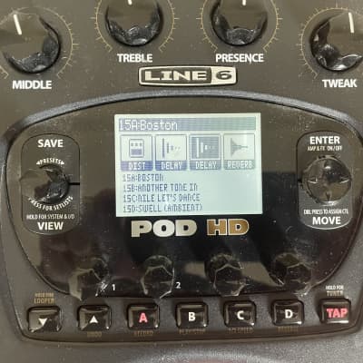 Line 6 POD HD Multi-Effect and Amp Modeler | Reverb