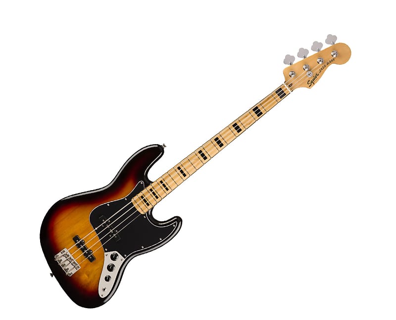 Used Squier Classic Vibe '70s Jazz Bass - 3-Color Sunburst w/ Maple FB image 1