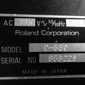 Roland D-550 Linear Synth Module image 6
