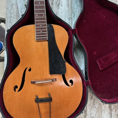 Slingerland Songster Natural Acoustic Archtop Guitar 1940s - Natural image 1