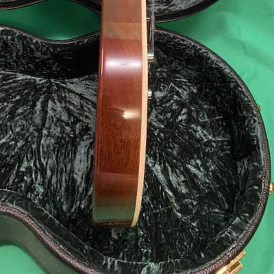 Earnest  Rosetta Sunburst Electric Tenor Guitar Deluxe w/ 3 Kent Armstrong Pickups, Inlays, Case image 8