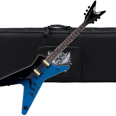 Dean ML 79 Electric GUITAR Black Blue Fade - NEW w/ Light CASE for sale