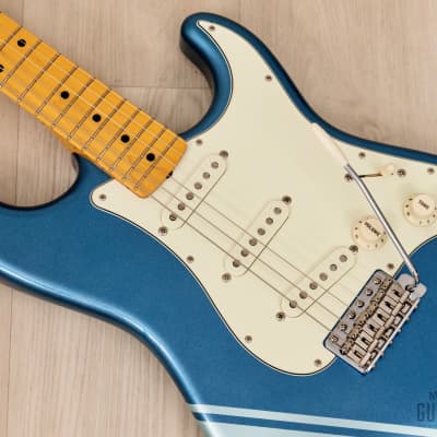 2018 Fender Traditional 50s Stratocaster FSR Lake Placid Blue w/ Competition Stripe & Case, Japan MIJ image 7