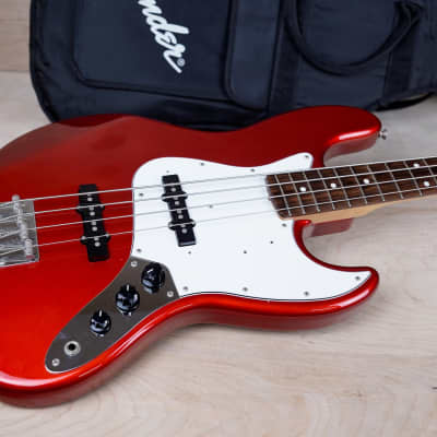 Fender JB Standard Jazz Bass MIJ 2012 Candy Apple Red Made in Japan w/ Bag image 3
