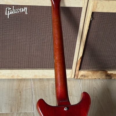 Gibson Les Paul Junior 1959 - a very cool patinated Cherry Red Jr. w/a nice fat neck w/no issues. image 10