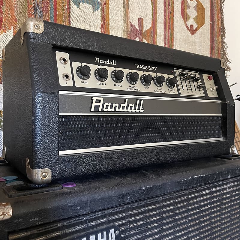 Randall RBA-500 “Bass 500” 80s Solid State Bass Amp Head