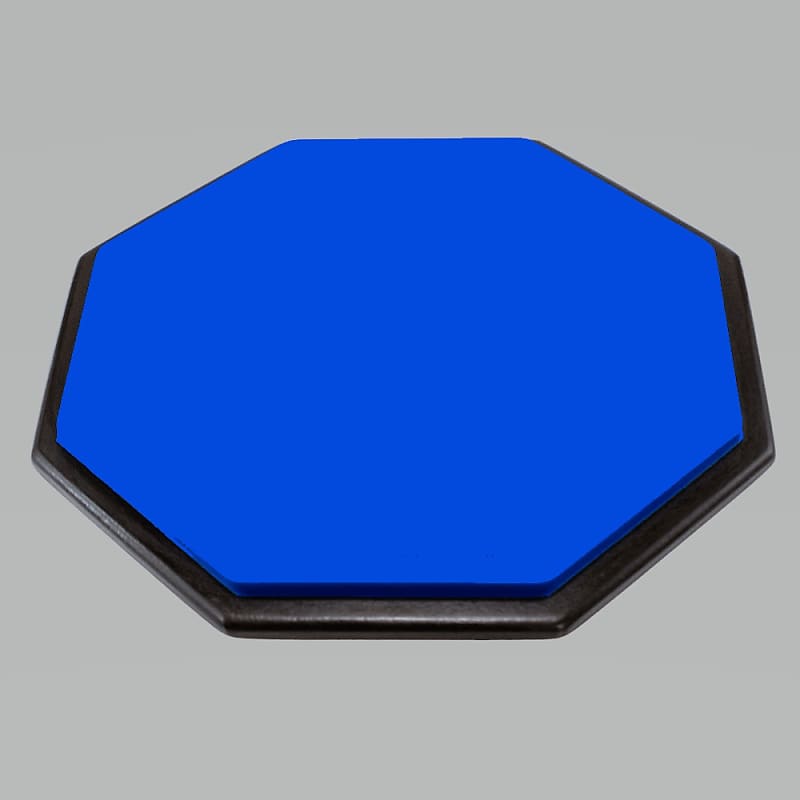 Drum Practice Pad - 10" Pad Silent Rubber Foam Pad - Zenison - Blue image 1