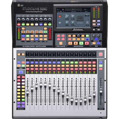 PreSonus StudioLive 32SC Subcompact Rackmount 32-Channel Digital Mixer and USB Audio Interface