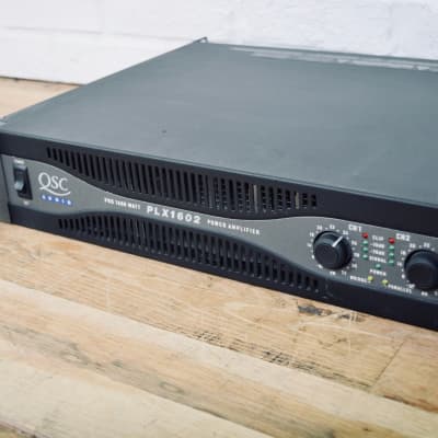 QSC PLX1602 2 channel PA power amplifier amp in excellent condition-church owned image 1