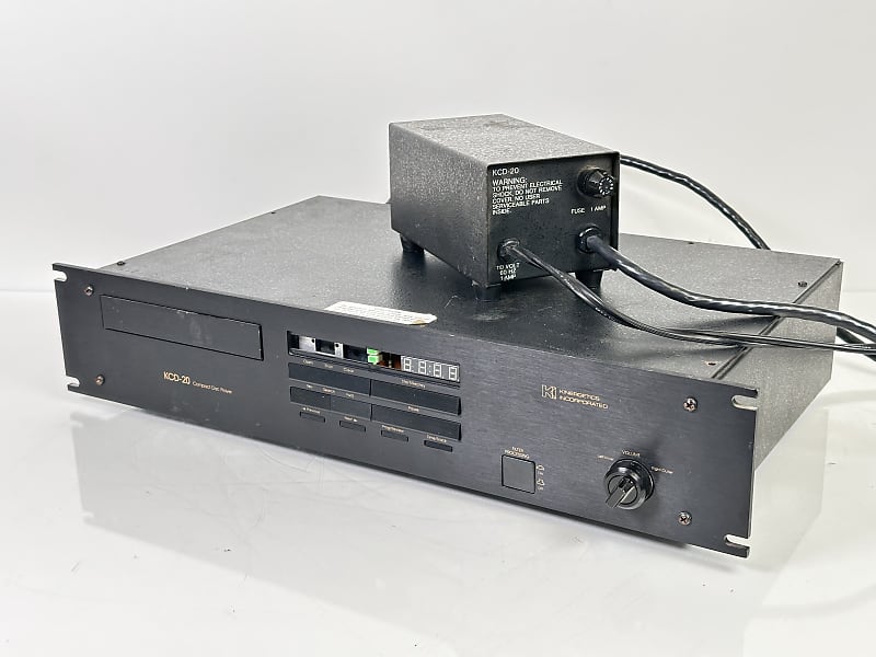 Kinergetics Incorporated KCD-20 CD Player w/ Power Supply  			