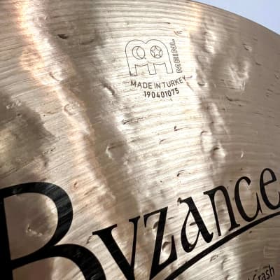 Meinl 20" Byzance Extra Thin Hammered Crash Cymbal image 4