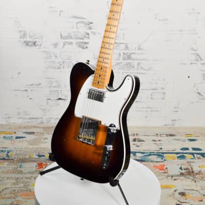New Fender Custom Shop Postmodern Telecaster Journeyman Relic Guitar Wide-Fade 2-Color Sunburst image 4