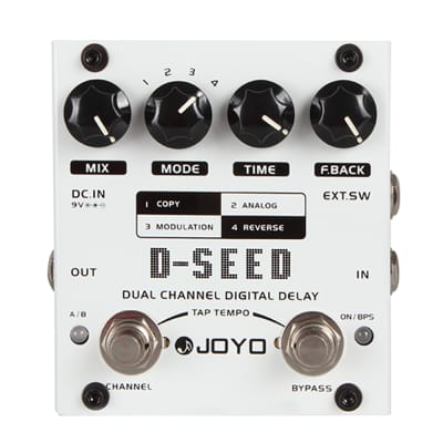 Joyo D-SEED Dual Channel Digital Delay 4-Mode Guitar Effect Pedal with Tap Tempo image 1