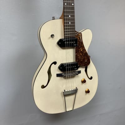 Godin 5th Ave TL Kingpin P90 Trans Cream HG SF image 4