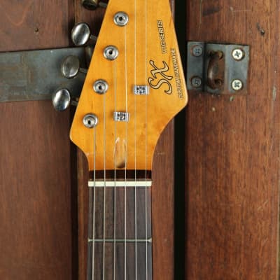 SX Vintage Style Electric Guitar & Laney Amp Pack Lake Placid Blue VES62LPB-SPK2 image 2