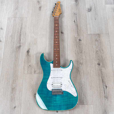 Suhr Standard Plus HSS Guitar, Pau Ferro Fretboard, Bahama Blue image 3