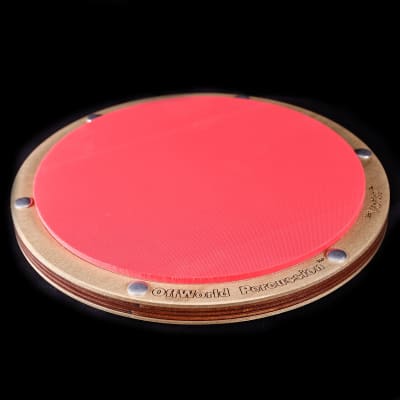 Offworld Percussion Visitor 9" Practice Pad, Red image 1