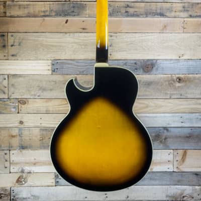 Ibanez George Benson LGB300 Hollowbody Guitar Vintage Yellow Sunburst w/ Case image 5