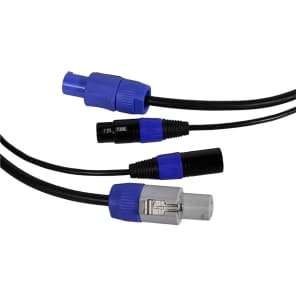 Blizzard Lighting DMXPC-10 Cool Cables 10FT powerCON & DMX Combo Cable image 3