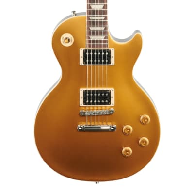 Gibson Slash Les Paul Standard Electric Guitar (with Case), Victoria Goldtop image 1