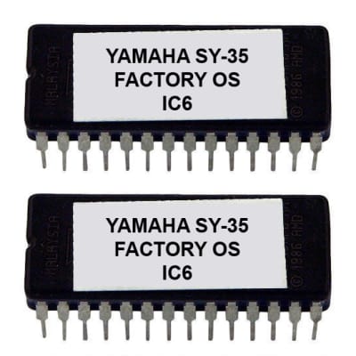 Yamaha SY-35 Eproms with Factory OS Eprom Rescue repair Firmware SY35 Chip Rom