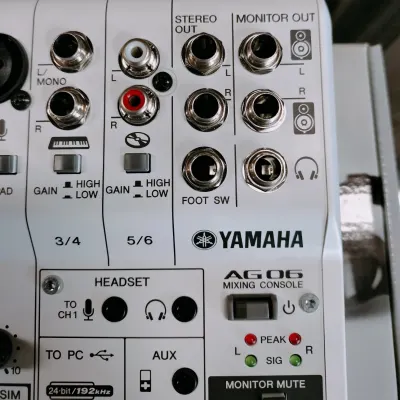 Yamaha AG06 6 Channel Mixer image 4