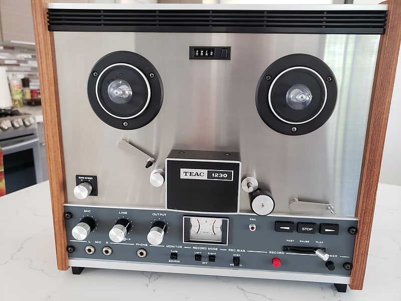 TEAC 1230 reel to reel tape recorder with low usage, in superb condition,  extensively serviced