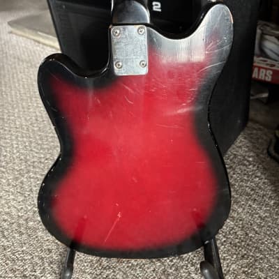 1960s Teisco / Kimberly 2 Pickup - Red Burst image 7