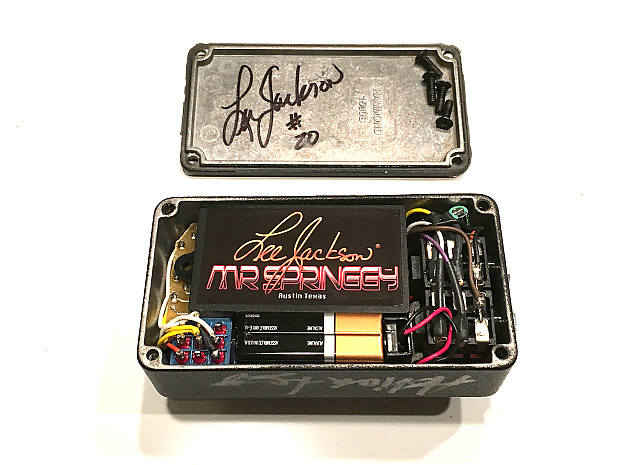 Lee Jackson Mr. Springgy スプリングリバーブ 希少！ Lee Jackson Mr Springgy Reverb, rare Compact Model with True