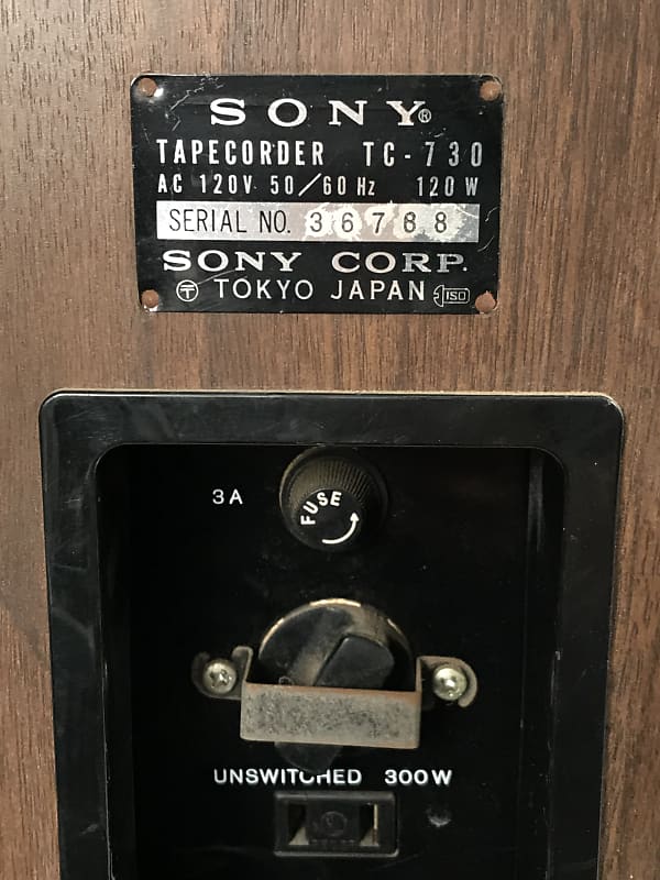 Vintage Sony TC-730 // Reel to Reel / Near NOS / Original Box & Manual