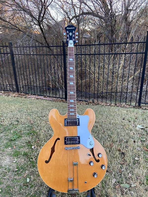 1997 Epiphone Riviera Reissue Natural - Nick Valensi Style