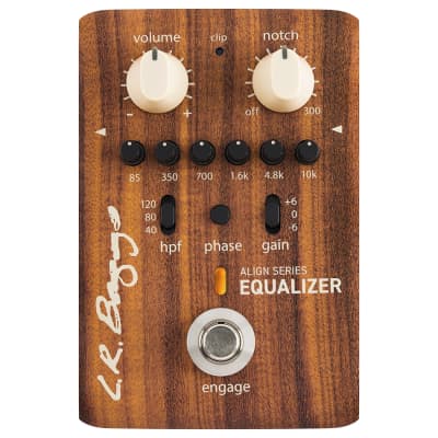 L.R. Baggs Align Series Equalizer Acoustic Guitar EQ Pedal Open Box Mint image 1