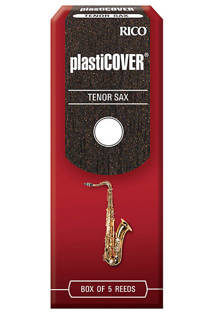 Rico Plasticover Tenor Saxophone Reeds, Strength 2.5, 5-pack image 1