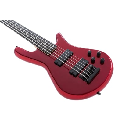 Spector Performer 5 5-String Bass, Amara Ebony Fretboard, Metallic Red image 2