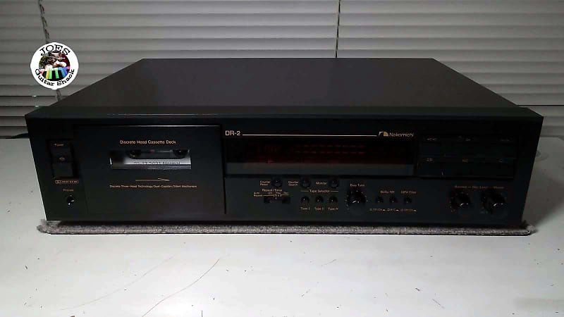 1992 Nakamichi DR-2 Discrete 3-Head Stereo Cassette Deck -Low Hours- Completely Serviced with New Belts 07-29-2025 -Gorgeous- #265  			