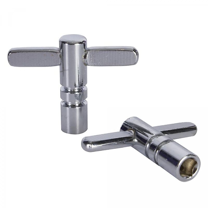 On Stage Chrome Plated Drum Tuning Key image 1